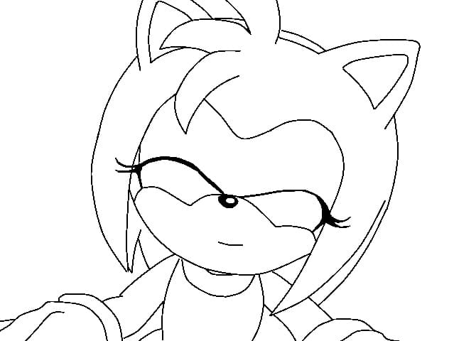 Amy Rose is Smiling