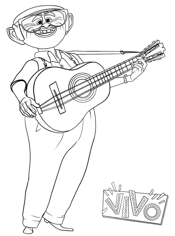 Vivo Cartoon Logo Coloring Page - Free Printable Coloring Pages for Kids