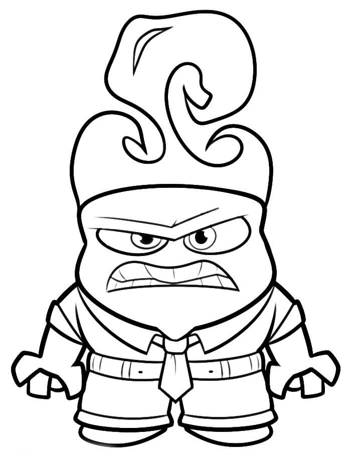 Anger from Inside Out Coloring Page - Free Printable Coloring Pages for ...