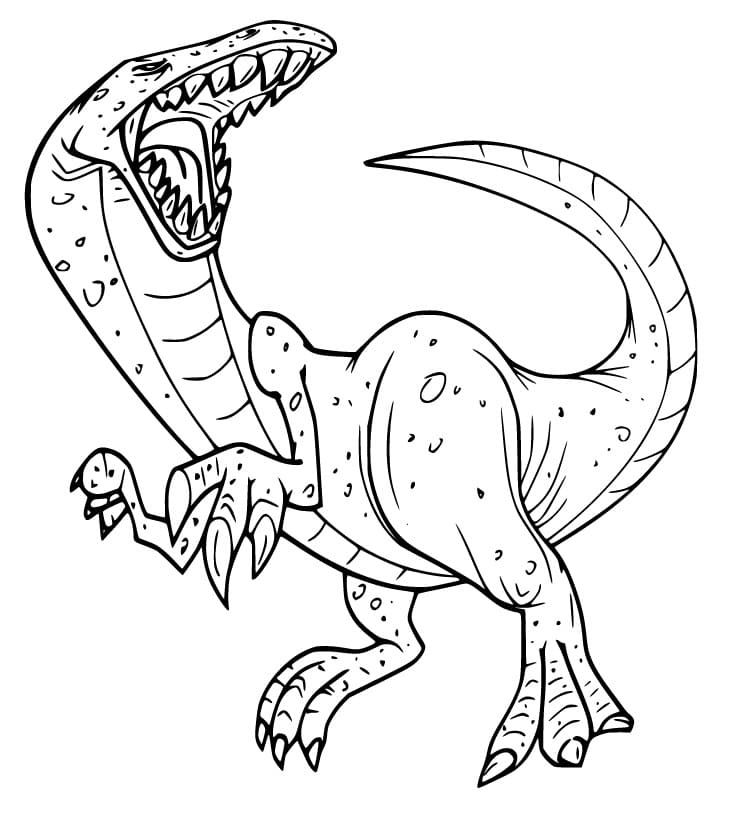 Angry Allosaurus