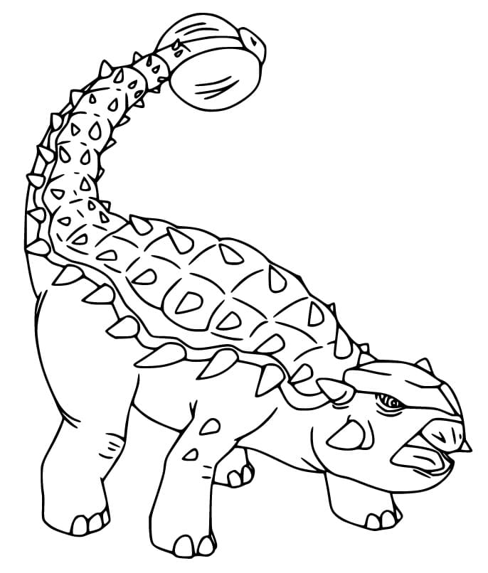 Angry Ankylosaurus