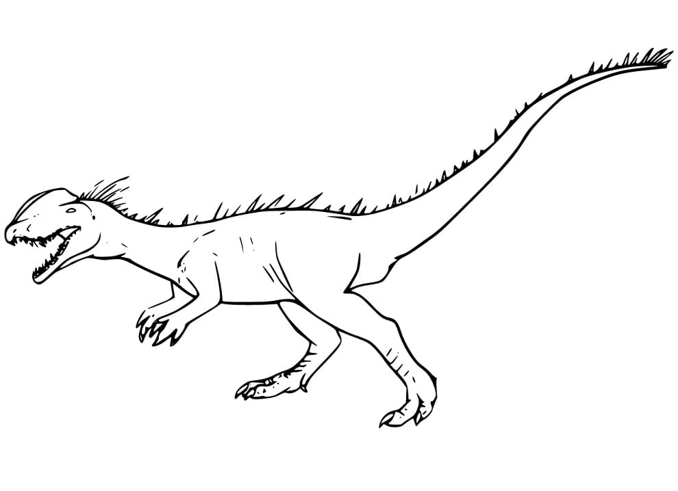 Angry Dilophosaurus