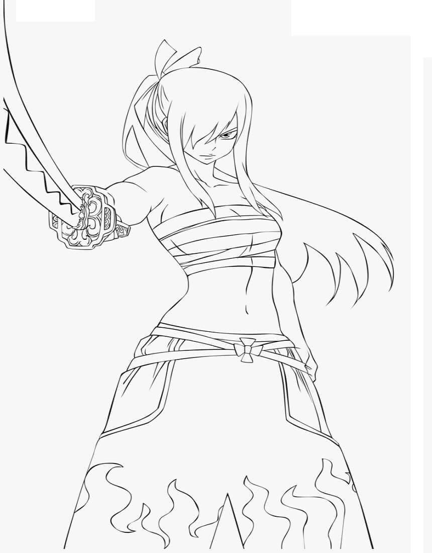 Angry Erza Scarlet