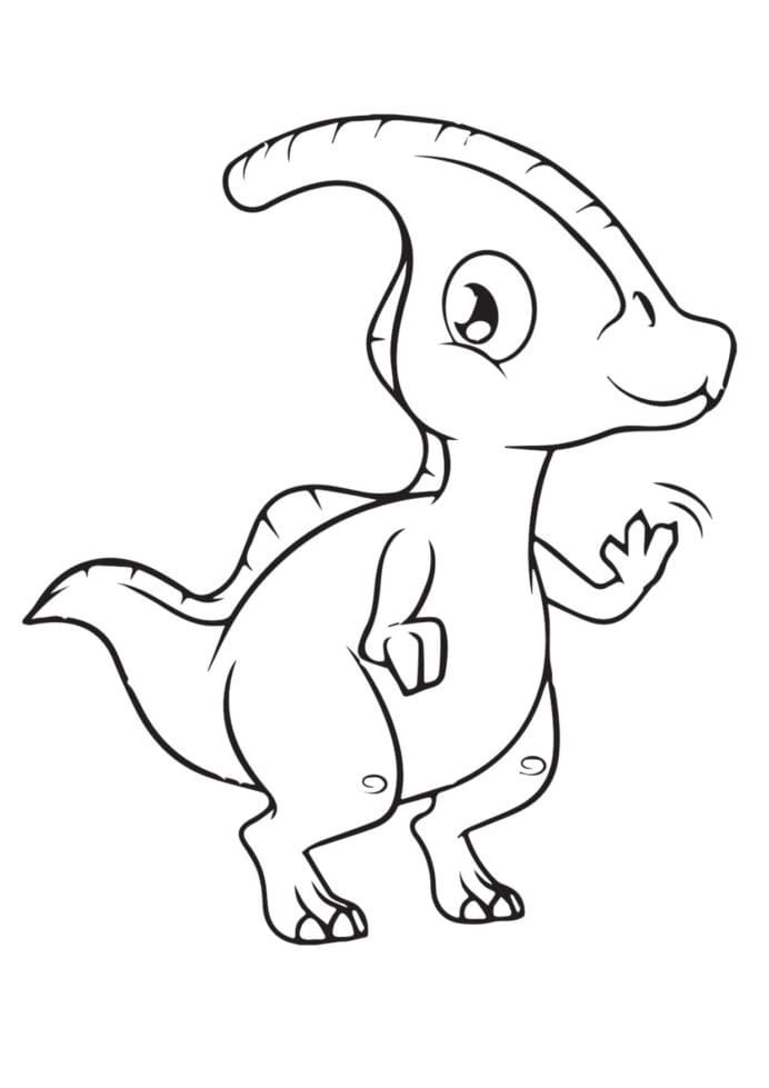 Animated Parasaurolophus