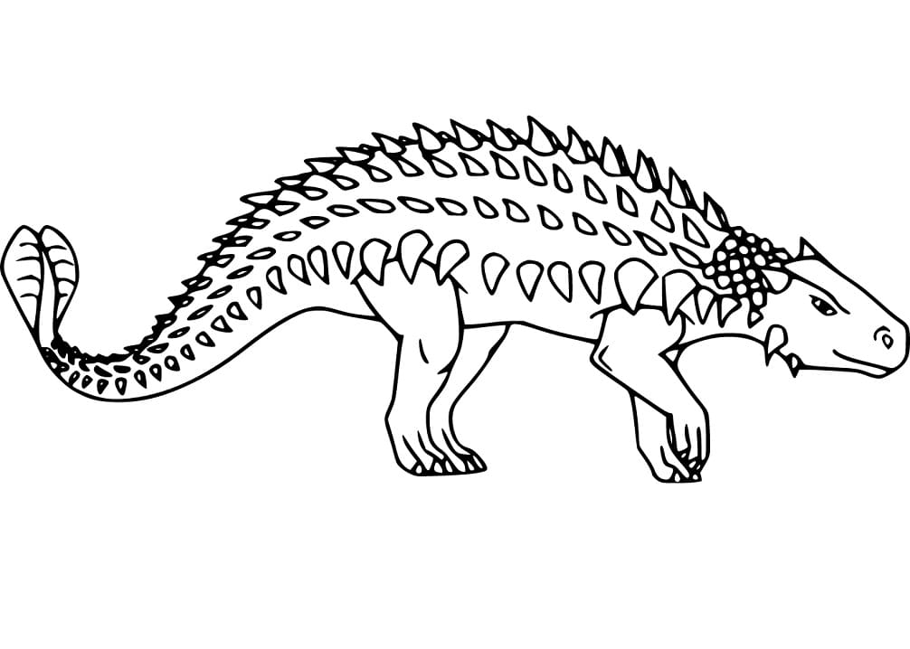 Ankylosaurus Walking