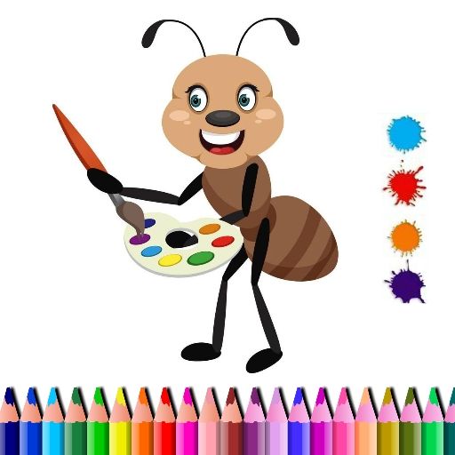 Ant Color Magic - Coloring Game