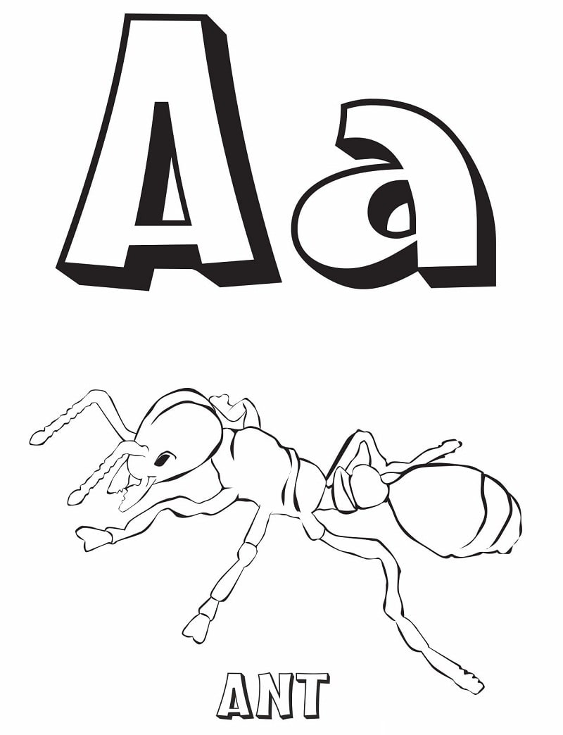 Ant Letter A 1