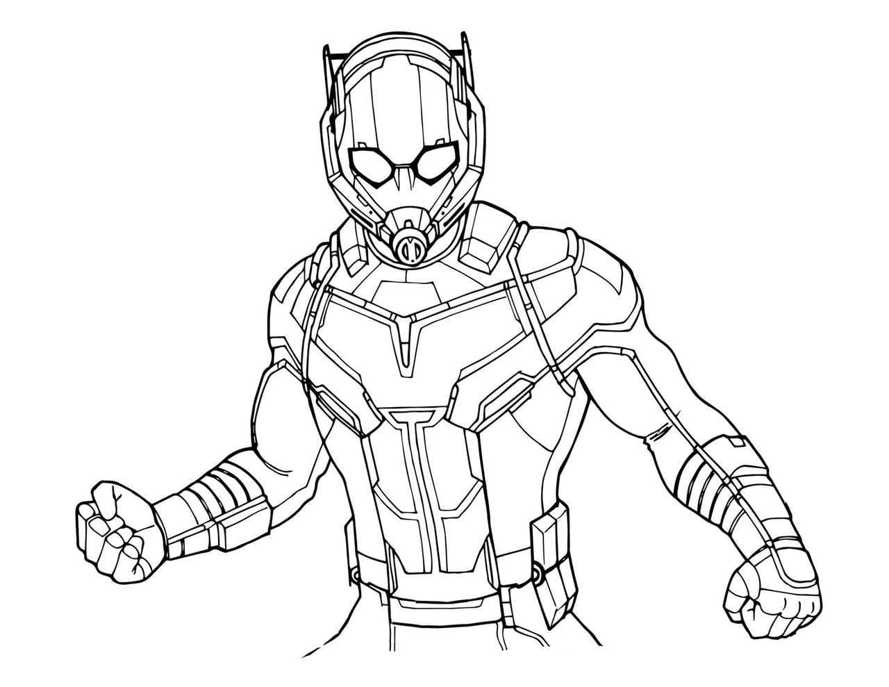 Ant Man 20 Coloring Page   Free Printable Coloring Pages for Kids