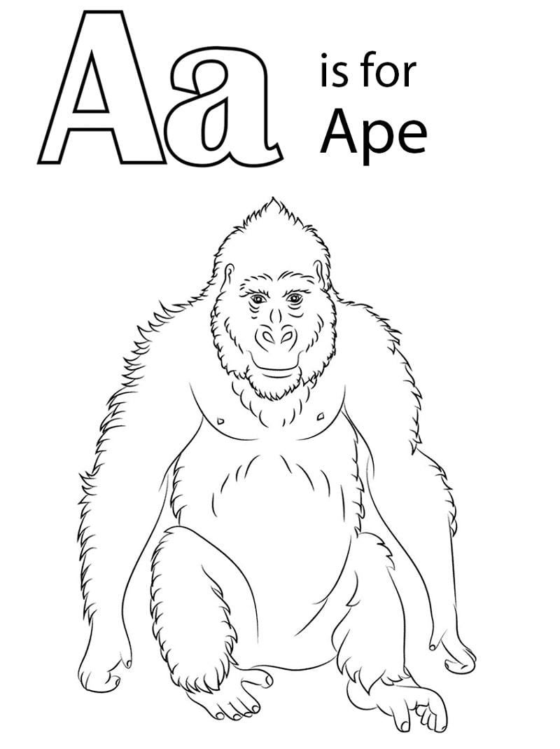 Ape Letter A 1