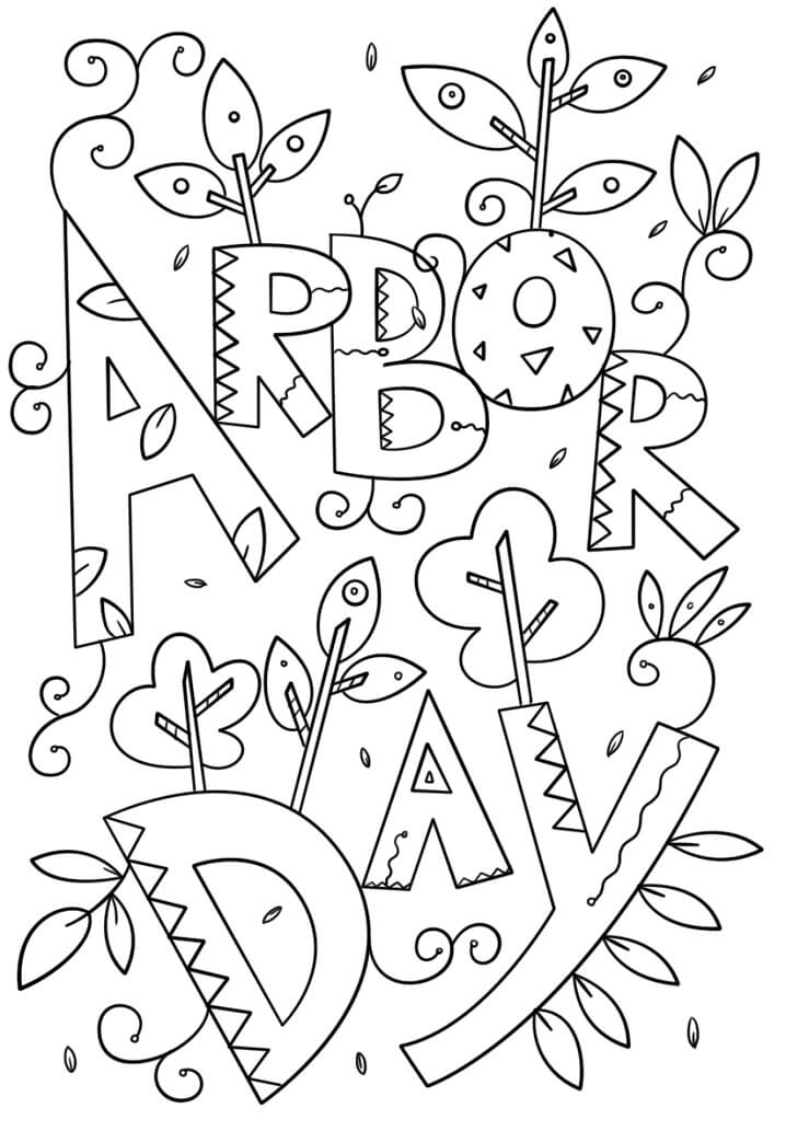 Arbor Day Coloring Pages Free Printable Coloring Pages For Kids
