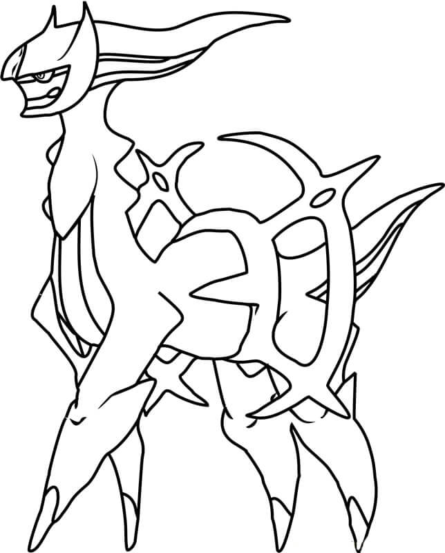 Arceus Coloring Pages - Free Printable Coloring Pages for Kids