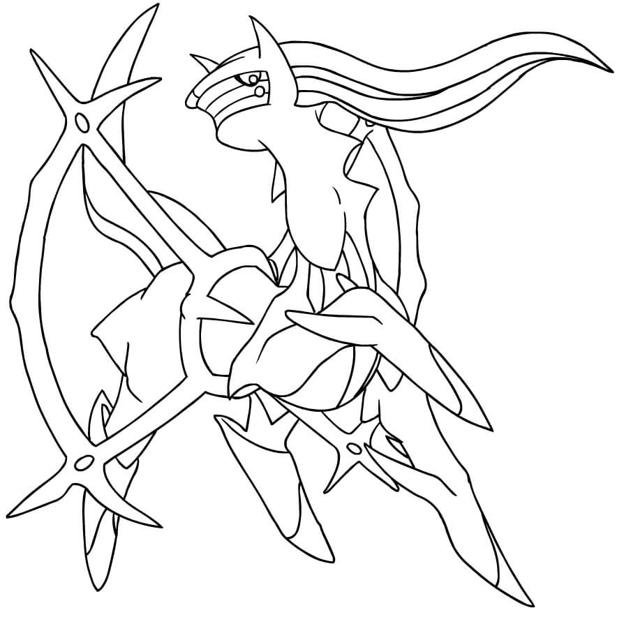 Arceus Coloring Pages Free Printable Coloring Pages For Kids