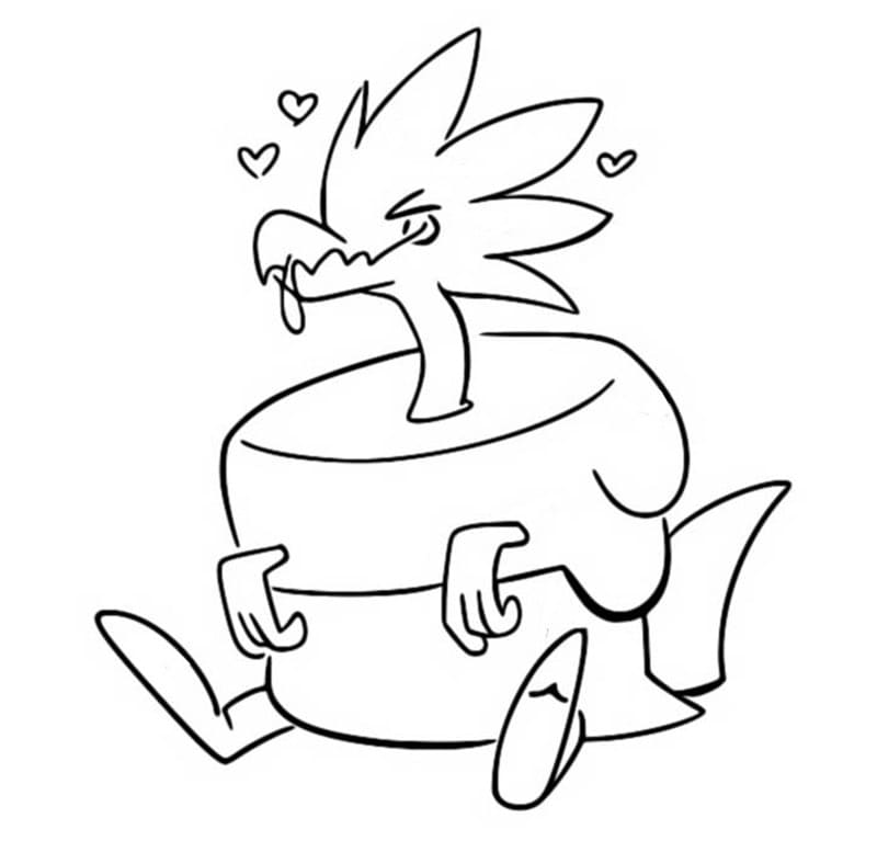 arctozolt coloring page high quality pokemon