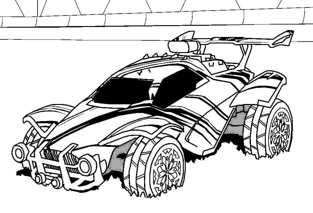Rocket League Coloring Pages Free Printable Coloring Pages For Kids
