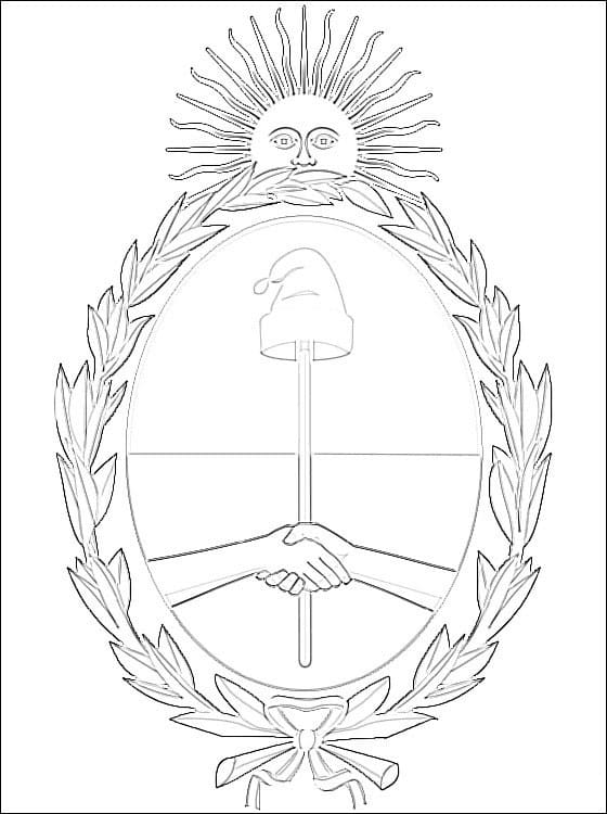 Argentina Logo Coloring Pages