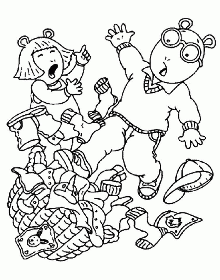 arthur coloring pages printable