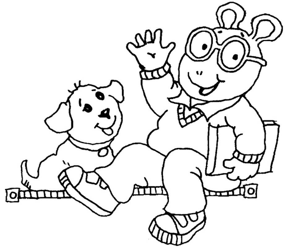 arthur coloring pages