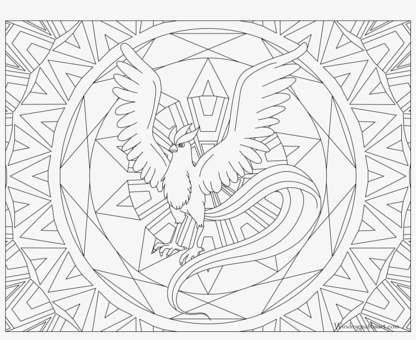 Descubra a alegria de Articuno Coloring Pages