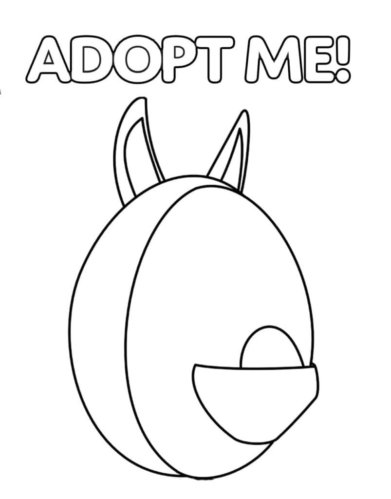 Unicorn Adopt Me Coloring Page   Free Printable Coloring Pages for ...