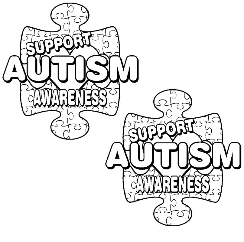 Free Autism Awareness Coloring Page Free Printable Coloring Pages For 