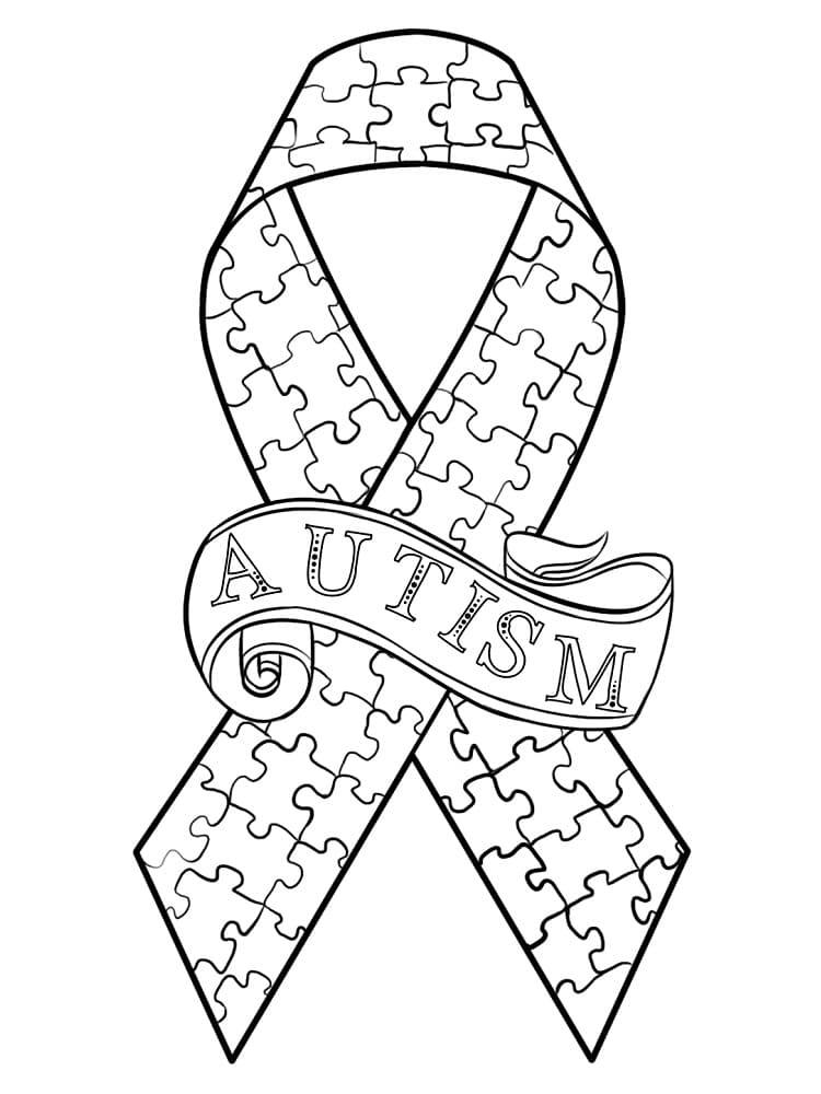 Autism Awareness Ribbon