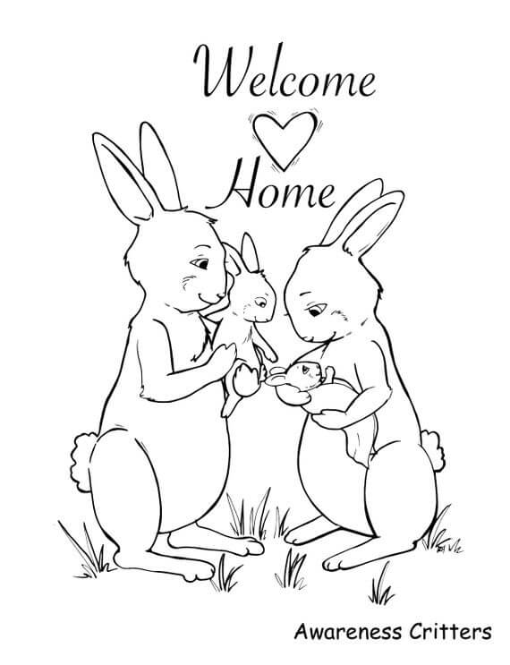 Awareness Critters Welcome Home