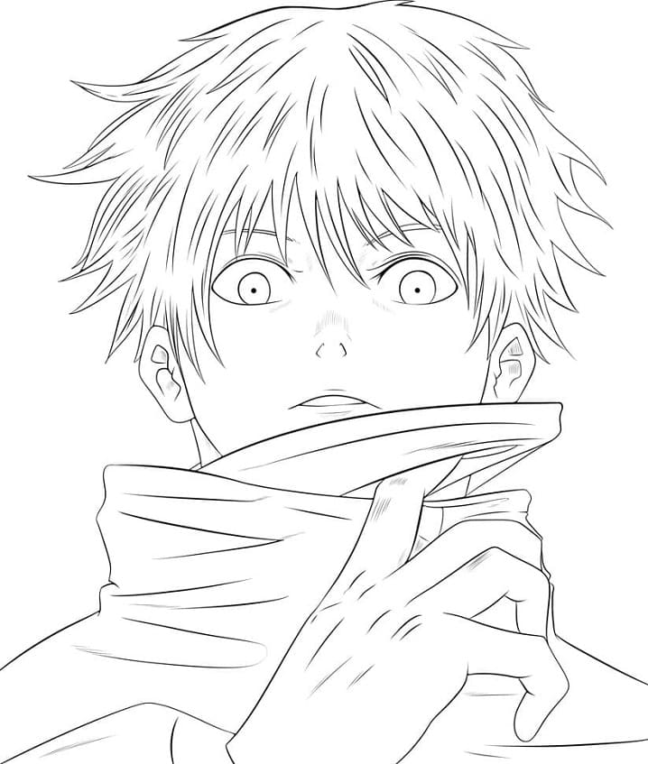 Jujutsu Kaisen Coloring Page Jujutsu Kaisen Coloring Page