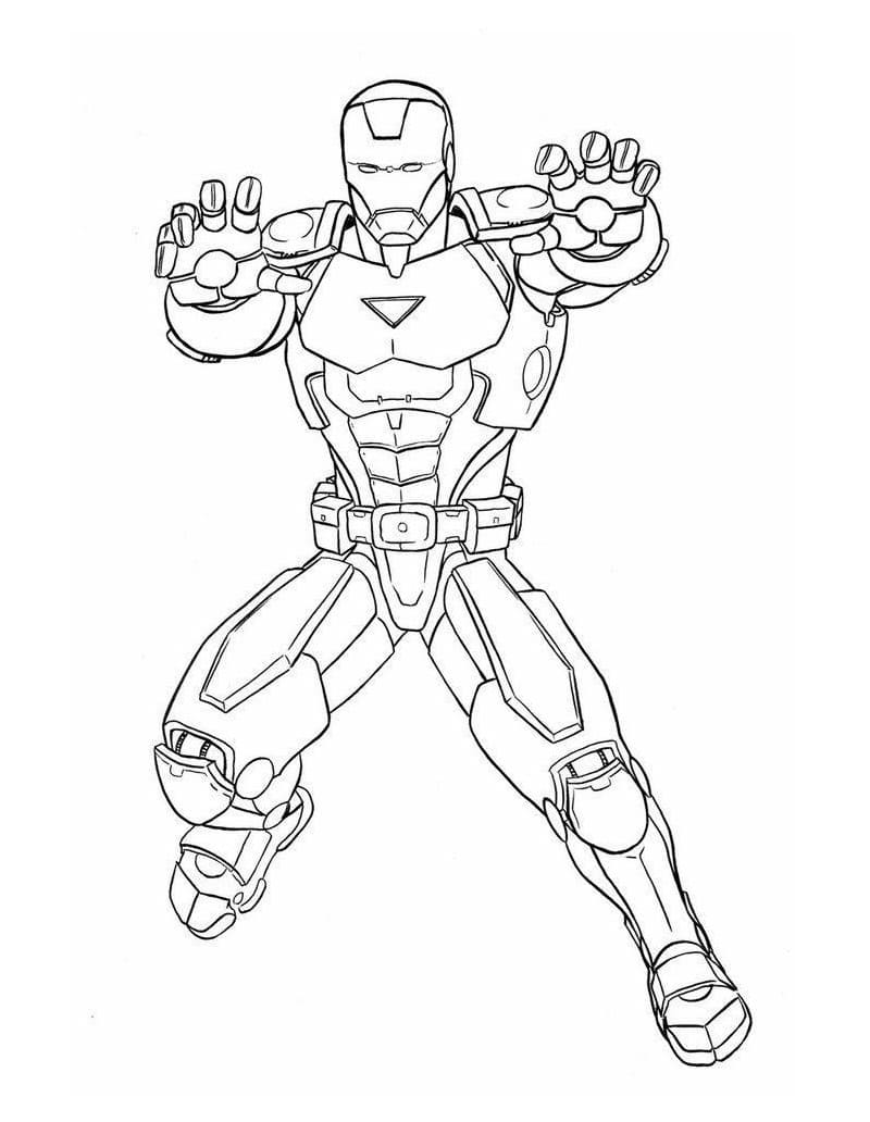 Awesome Iron Man Coloring Page   Free Printable Coloring Pages for ...