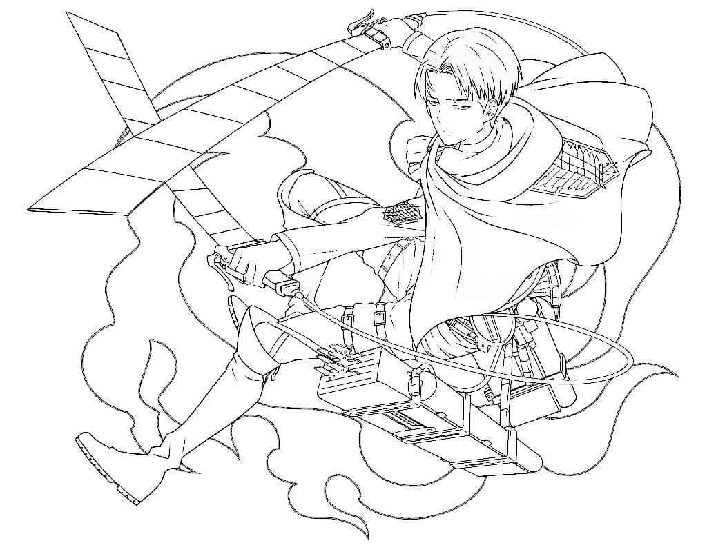 Levi Ackerman Coloring Pages - Free Printable Coloring Pages for Kids