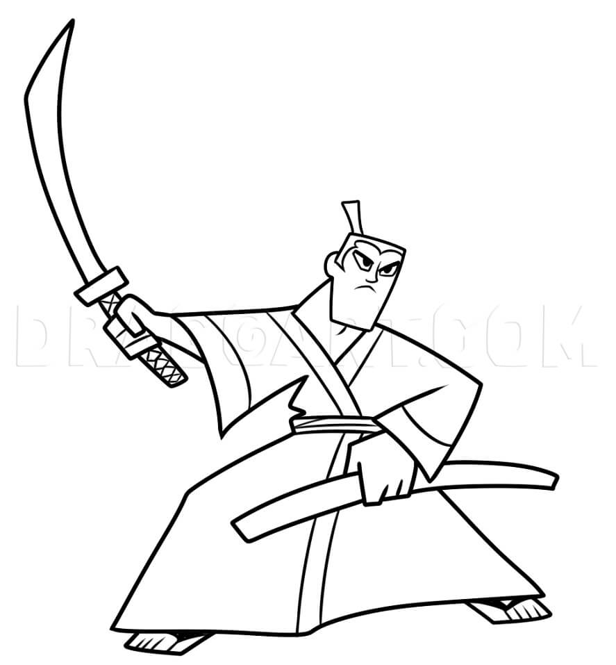 Samurai Jack Coloring Pages - Free Printable Coloring Pages for Kids