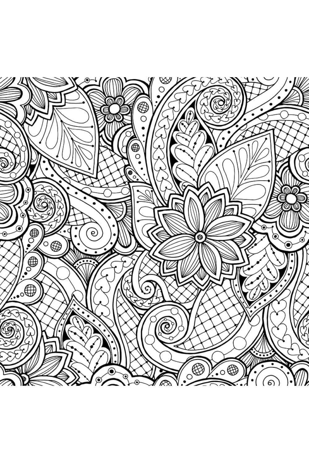 Stress Relief Coloring Pages Free Printable Coloring Pages for Kids