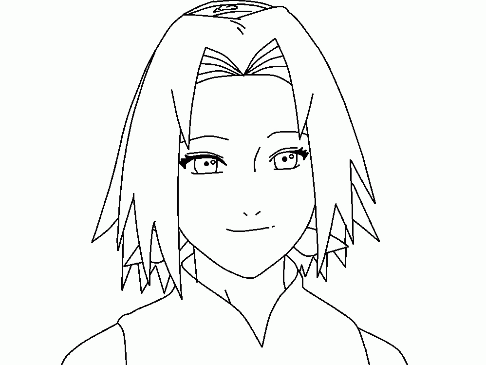 Download Awsome Sakura Haruno Coloring Page - Free Printable Coloring Pages for Kids