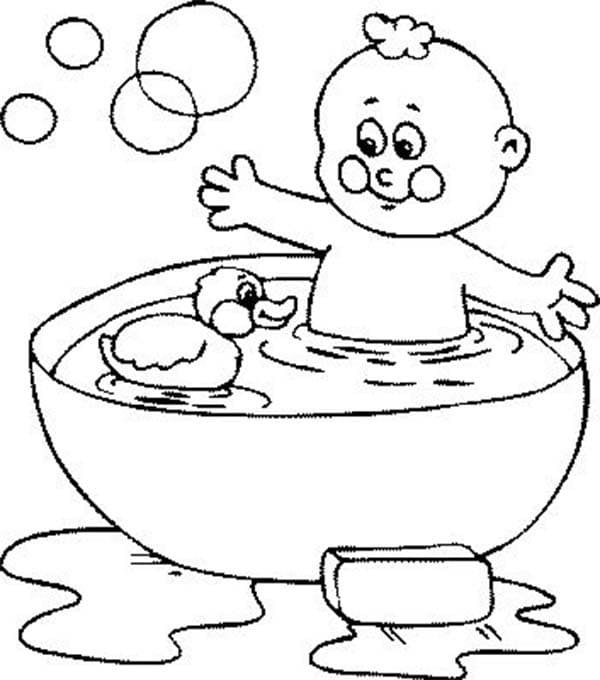 Baby Bath Time Rubber Duck