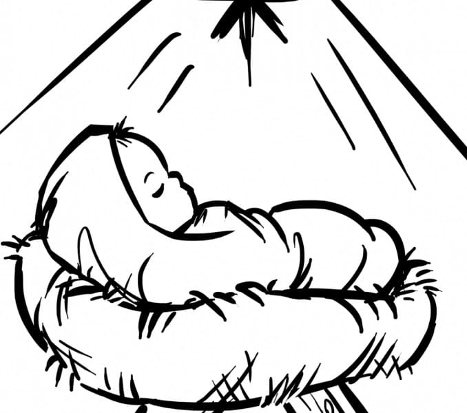 Angel and baby Jesus ChristBible New  Stock Illustration 83676924   PIXTA