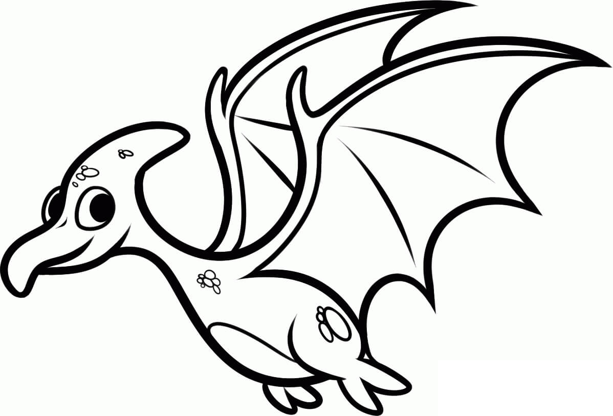 Pterodactyl Coloring Pages - Free Printable Coloring Pages for Kids