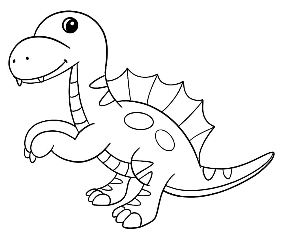Spinosaurus Coloring Pages - Free Printable Coloring Pages for Kids