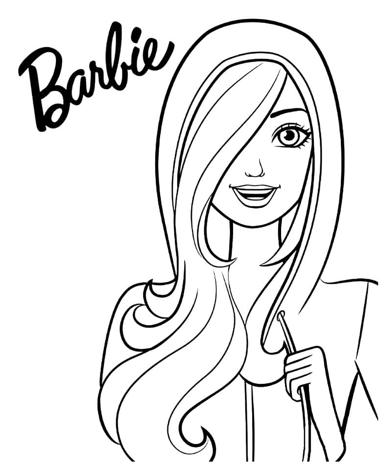 Barbie Outline To Color