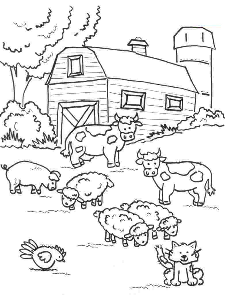 barnyard coloring pages characters