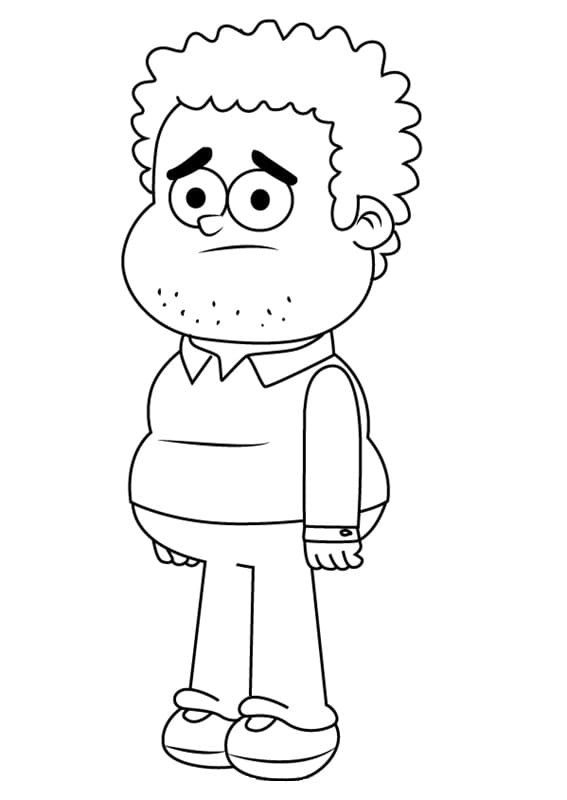 Barry from Looped Coloring Page - Free Printable Coloring Pages for Kids
