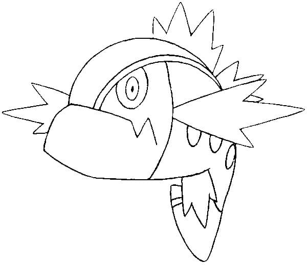 basculin coloring page high quality pokemon