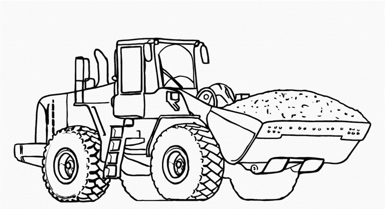 Beautiful Dump Truck Coloring Page Free Printable Coloring Pages For Kids