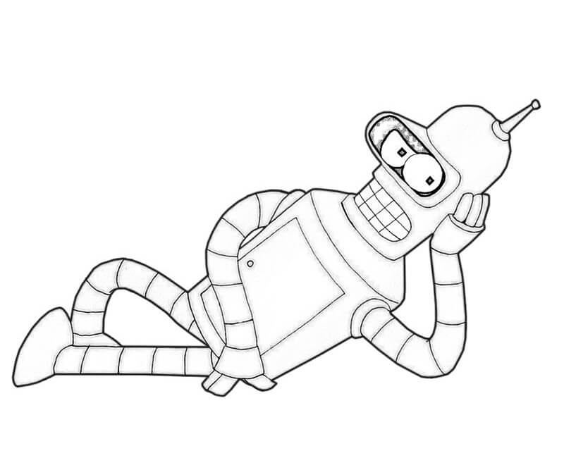 Bender Coloring Pages - Free Printable Coloring Pages for Ki
