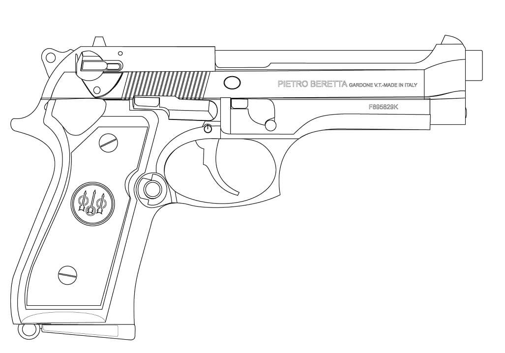 Gun Coloring Pages Free Printable Coloring Pages For Kids
