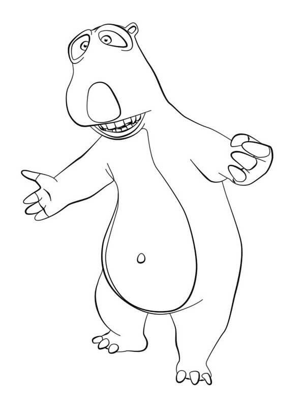 Bernard Bear Coloring Pages - Free Printable Coloring Pages for Kids