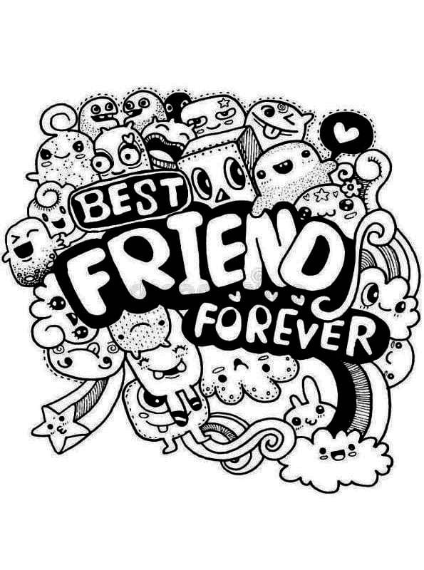 Best Friends 6 Coloring Page Free Printable Coloring Pages for Kids