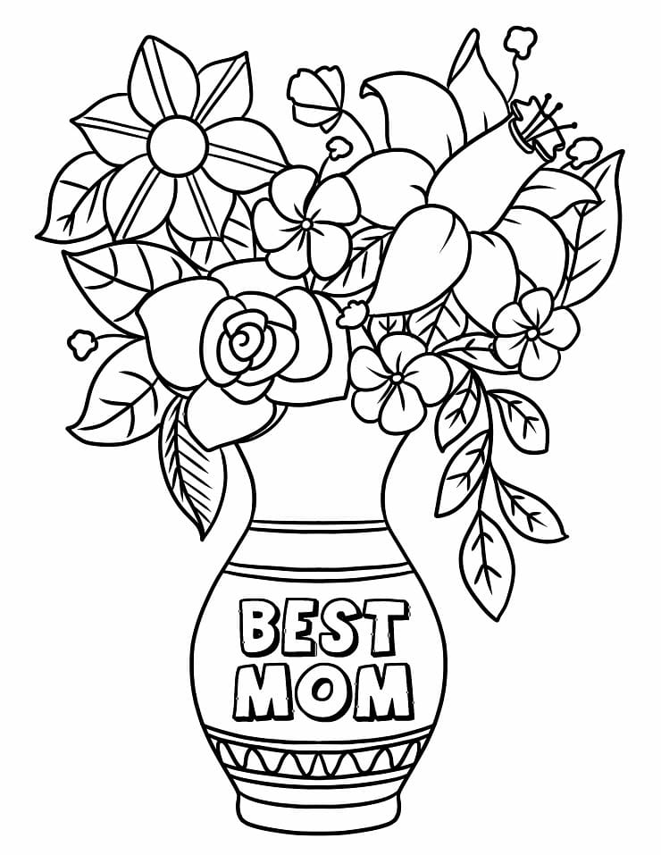 Printable Best Mom Coloring Page The Best Porn Website