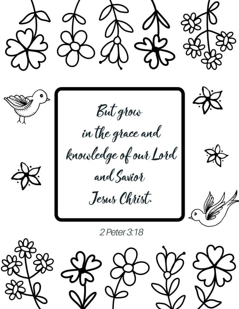 Bible Verse Coloring Pages - Free Printable Coloring Pages for Kids