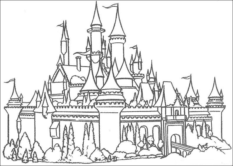 castle coloring pages  free printable coloring pages for kids