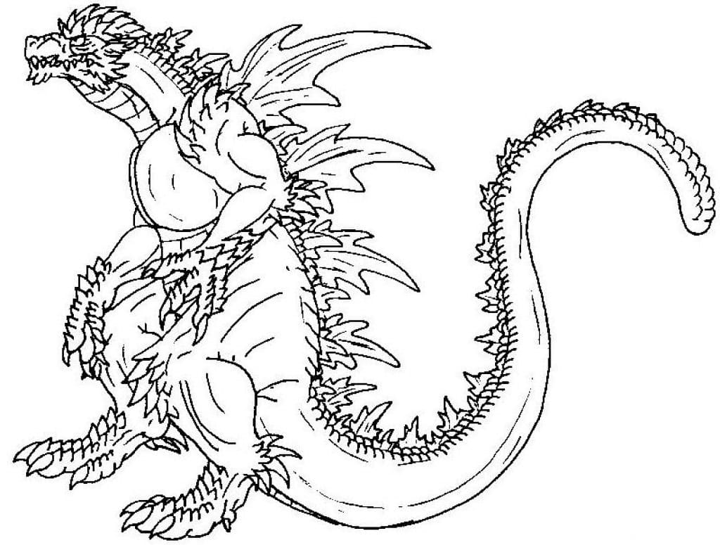Printable Godzilla Coloring Page Coloring Page Free Printable 