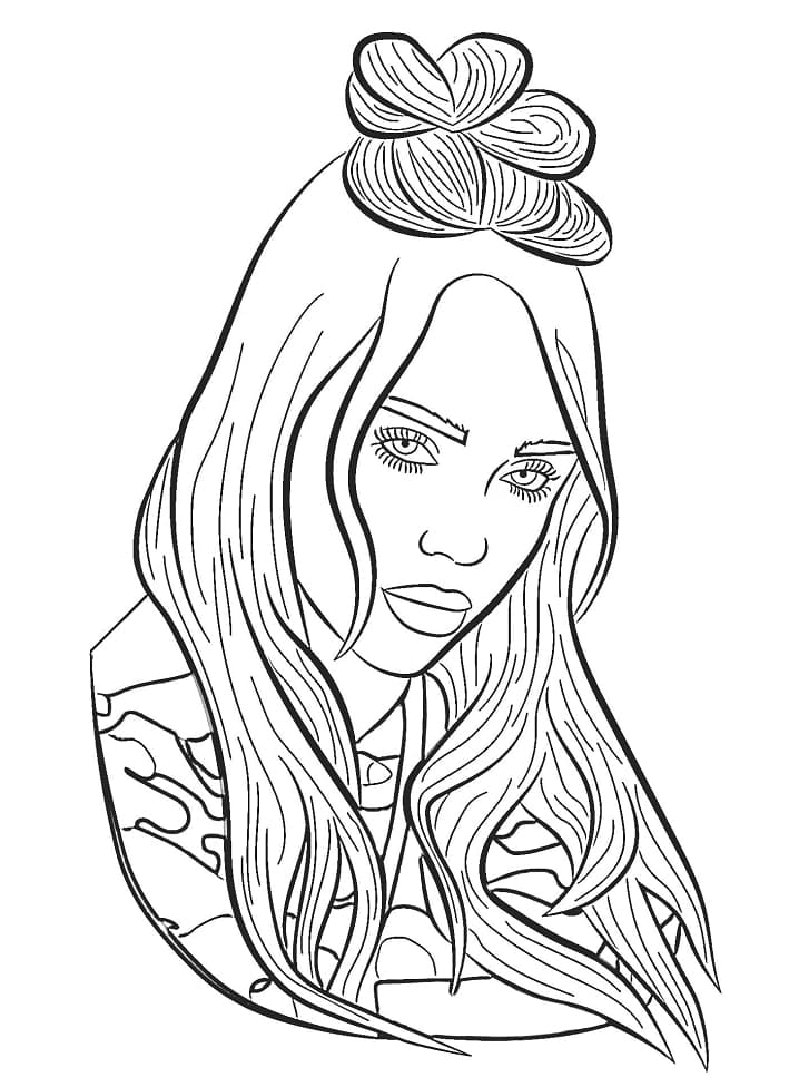 Billie Eilish Coloring Pages - Free Printable Coloring Pages for Kids